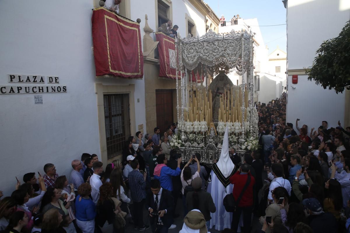 La hermandad de la Paz ha enseñado a Córdoba el volumen de su devoción y fe