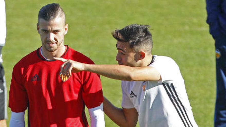 Jaume Domènech y Munir, en el entrenamiento.