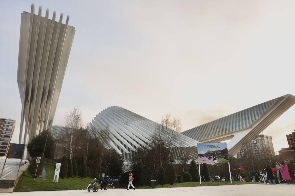 El Palacio de Congresos y Exposiciones.