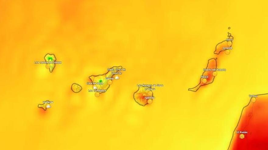 Canary Islands See Slight Cooling as Temperatures Remain Above 30°C