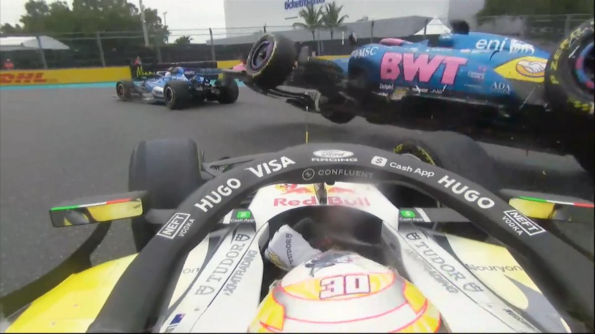 El accidente de Lawson y Gasly