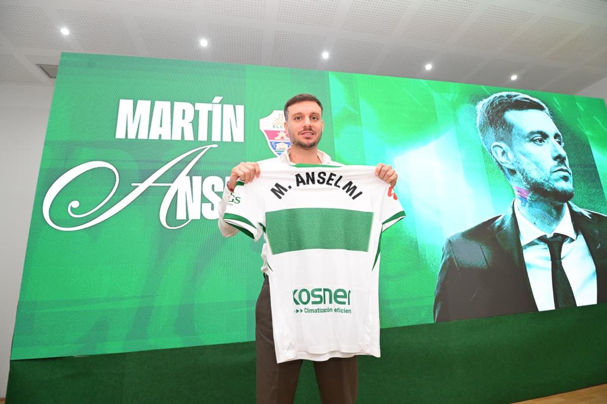 Presentación de Martín Anselmi, nuevo entrenador del Elche CF