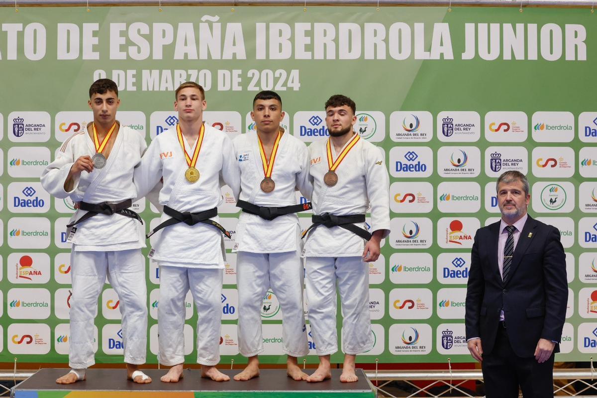 Ribin Stanislav se proclamó campeón de España en la categoría -73 kg.