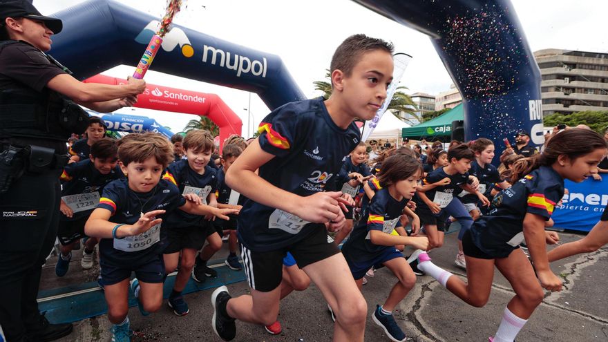 La Policía Nacional celebra su cumpleaños con una jornada cargada de deporte en Santa Cruz de Tenerife