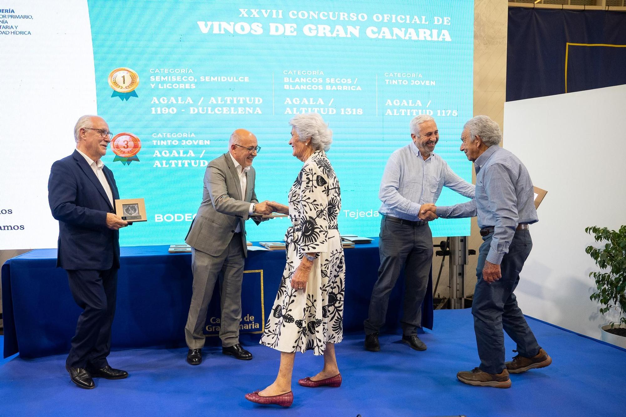 Entrega de premios de los concursos oficiales de queso y vino de 2023
