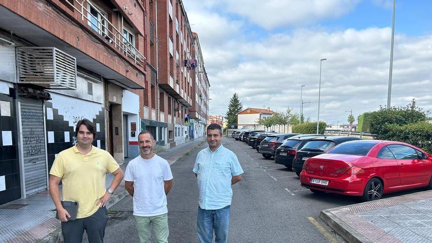 Siero inicia en la calle Don Rodrigo Muñiz Fernández de El Berrón un plan para mejorar varias vías del concejo
