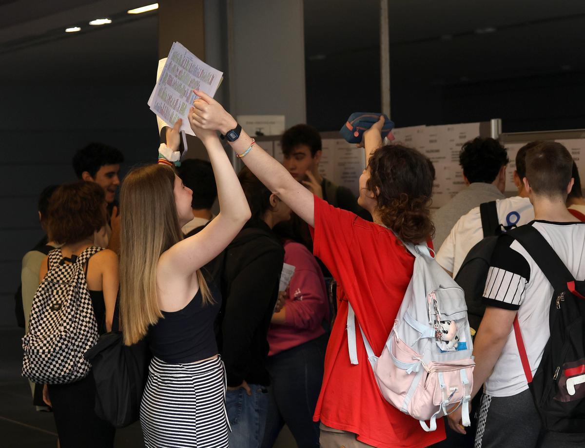 Valencia VLC alumnos de bachiller empiezan hoy los examenes de la PAU en la Universitat Politecnica