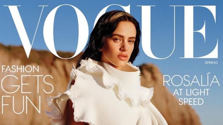 Rosalía, portada de la edición de primavera de 'Vogue' EEUU: "Mucha gente hace referencia a famosos... Yo prefiero hacer referencia a santos"