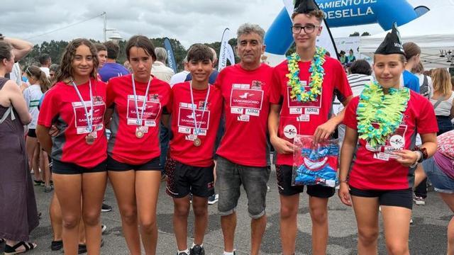 El equipo del Ciudad de Zamora que compitió en Ribadesella. | CPCZ