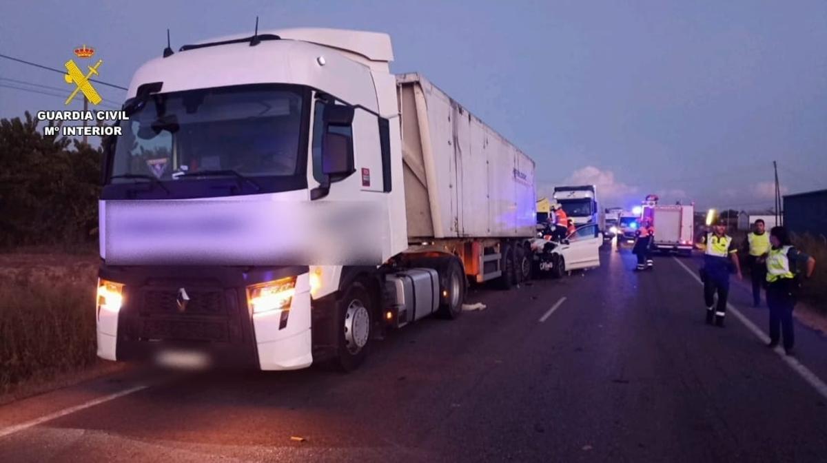 Imagen del accidente mortal que se ha cobrado la vida de un joven de 24 años en Zaidín.