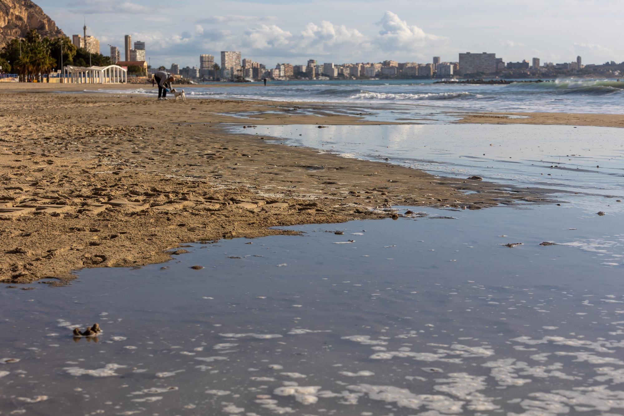 El temporal marítimo se asoma al Postiguet