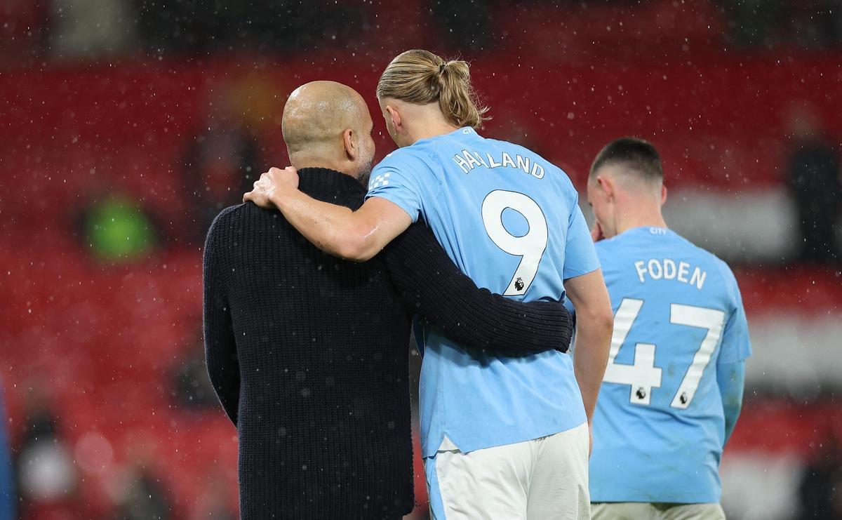 ¡Una dúpla letal! Así festejaron Haaland y Guardiola victoria en el Derbi de Manchester ¡Una dúpla letal! Así festejaron Haaland y Guardiola victoria en el Derbi de Manchester