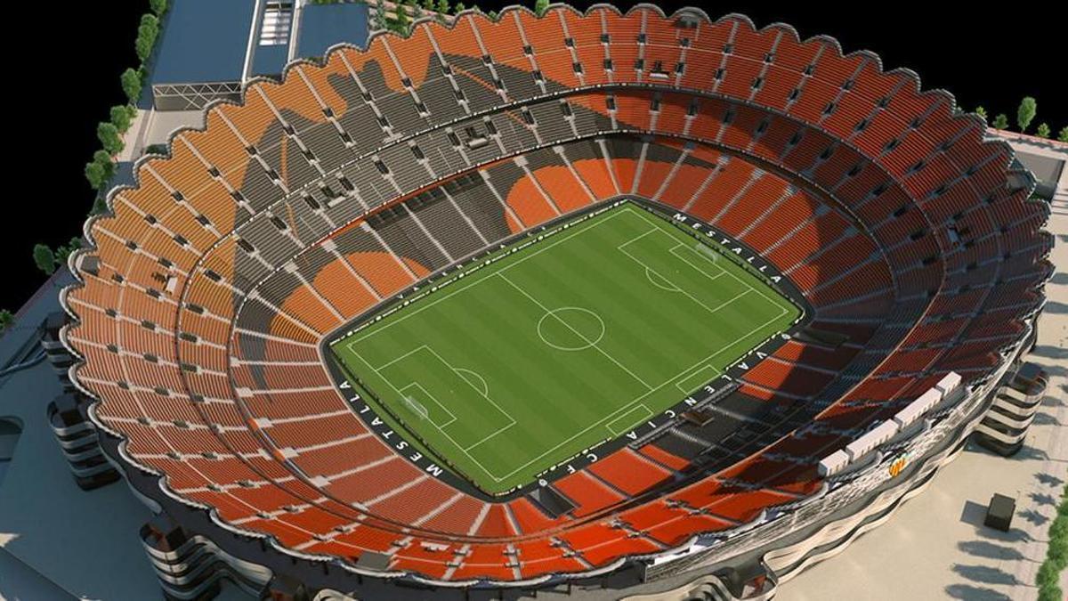 Así será el Nou Mestalla del Valencia CF
