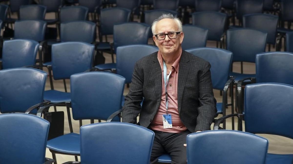 Ramón Colom, en el festival de San Sebsatián, donde ha anunciado que abandona la presidencia de FAPAE.