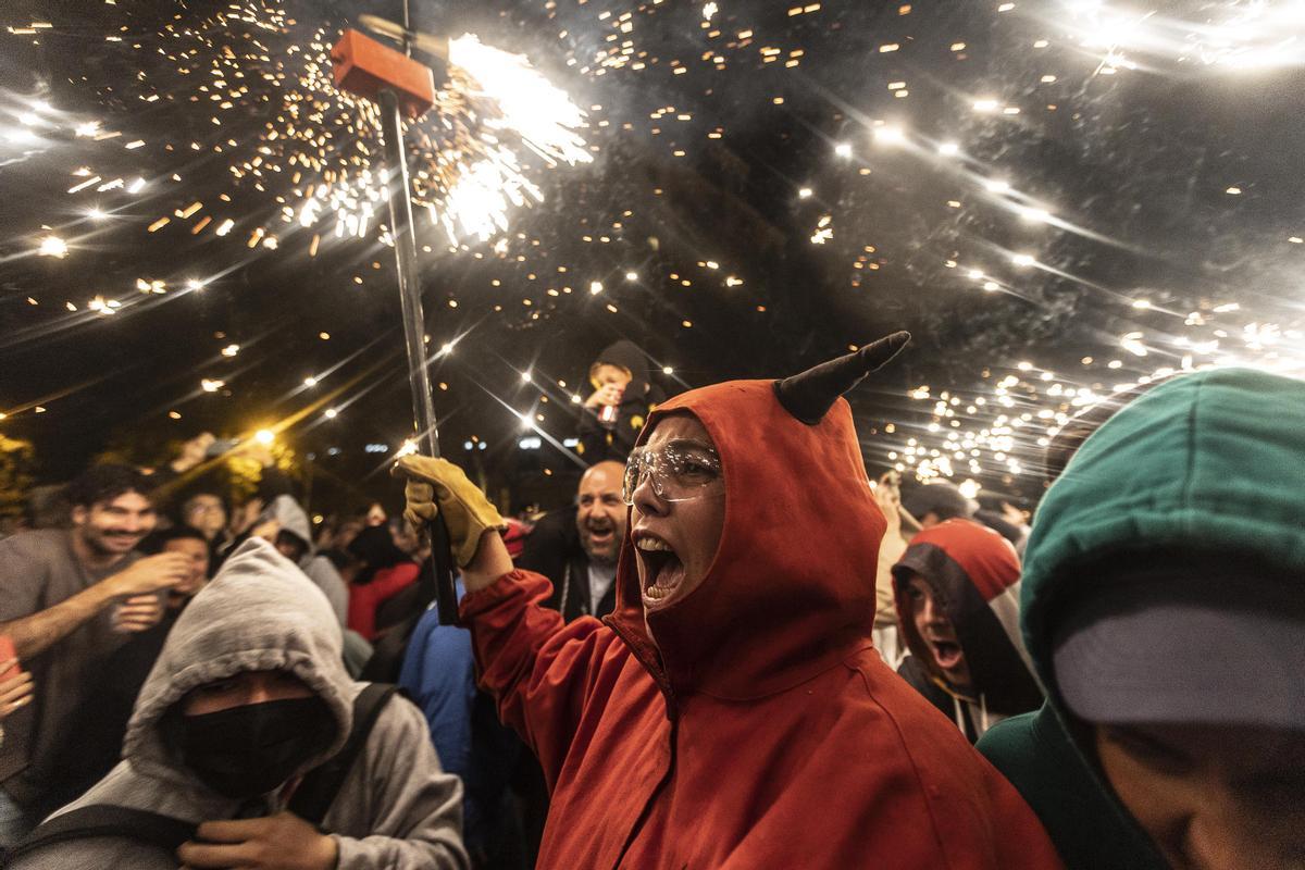 El correfoc de la Mercè, en imágenes