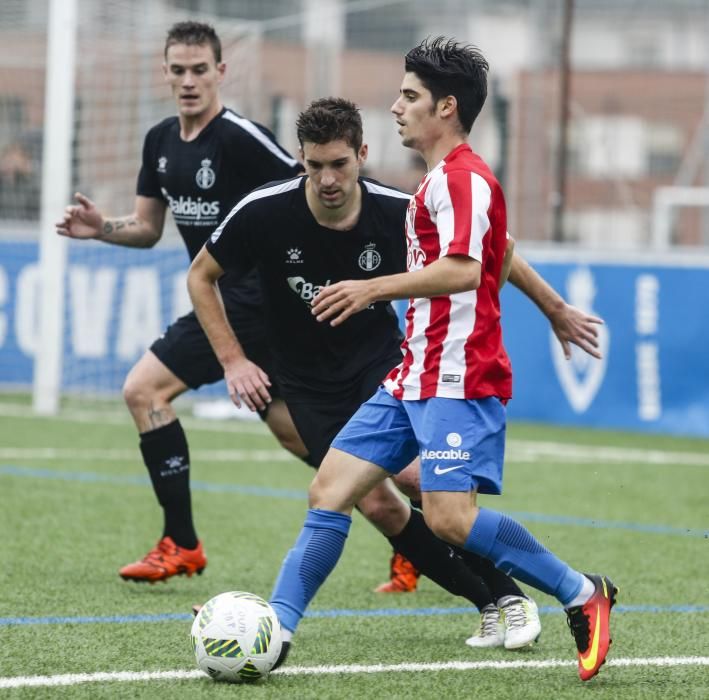 Final de la Copa Federación entre el Real Avilés y el Sporting B