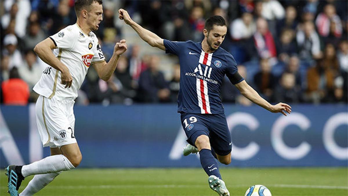 La exhibición de Pablo Sarabia ante el Angers