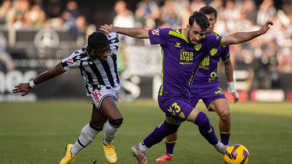 Imagen del partido de la primera vuelta disputado entre el Castellón y el Málaga CF en Castalia.