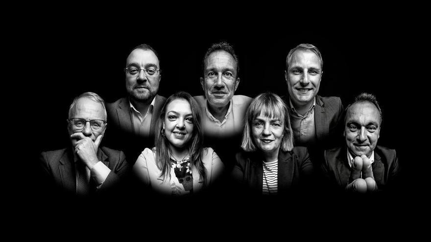 Los candidatos a presidir al Principado se someten a la &quot;Muelectología&quot;: siete retratos que captan su esencia