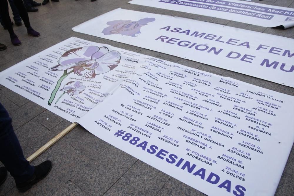 Manifestación en Murcia por el día contra la violencia de género
