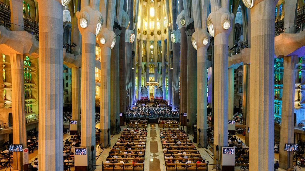Concierto de la Filarmónica de Viena en el interior de la Sagrada Familia de Barcelona