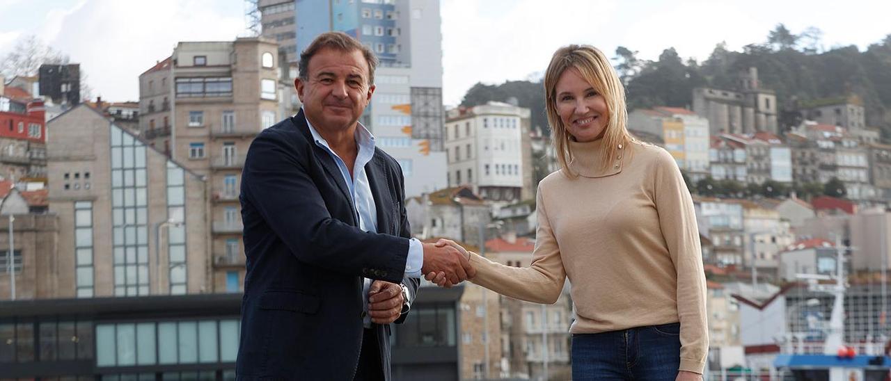 Javier Guerra y Marta Fernández -Tapias, los candidatos que se presentan al XIII Congreso del PP de Vigo