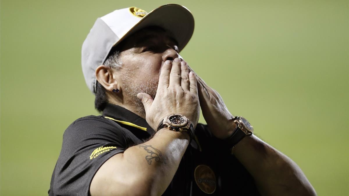 aguasch45085474 diego maradona  head coach of dorados de sinaloa soccer team180918123305