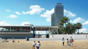El futur Port Olímpic tindrà un accés de platja amb tancament nocturn