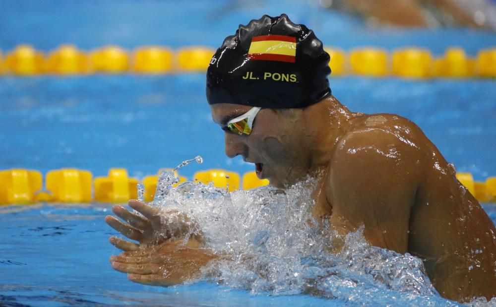 Joan Lluís Pons, segundo en 400 estilo