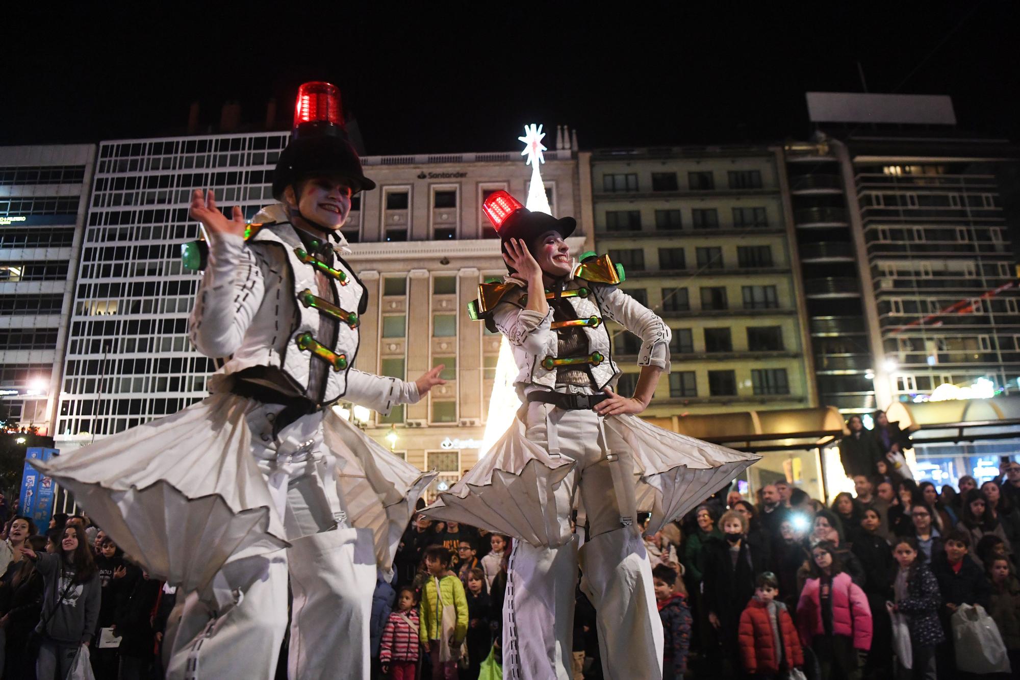 Todas las imágenes de la cabalgata de Reyes Magos 2023 en A Coruña