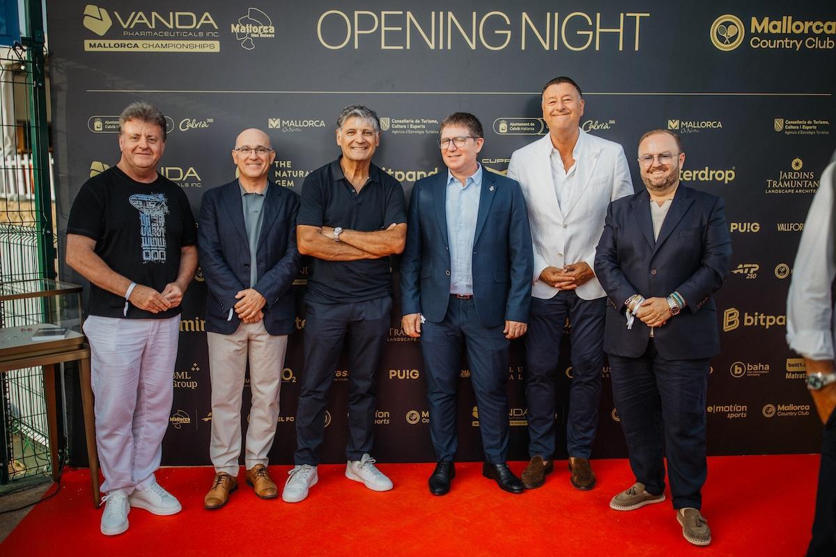 Paco Ferrer, Pedro Juan Planas, Toni Nadal, Guillem Ginard, Edwin Weindorfer y Tommy Ferragut