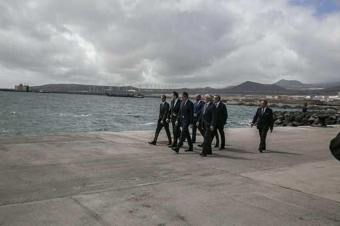 inauguración del puerto de granadilla por el ...