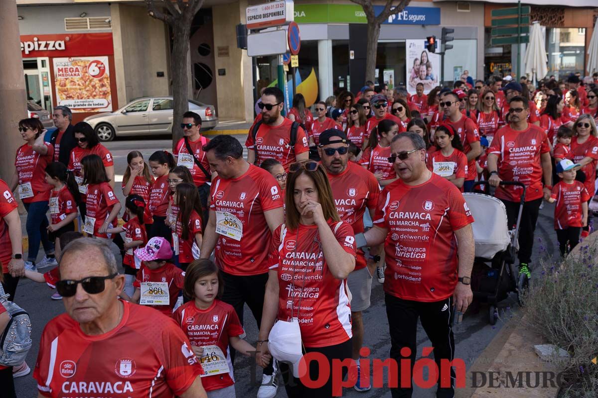 Marcha de la ONG Delwende en Caravaca