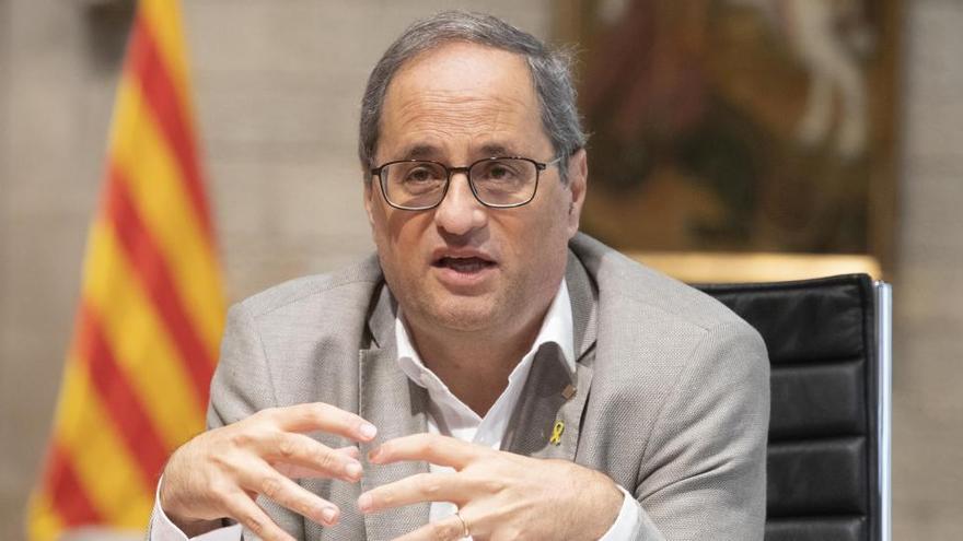 Torra durant la Conferència telemàtica de Presidents Autonòmics