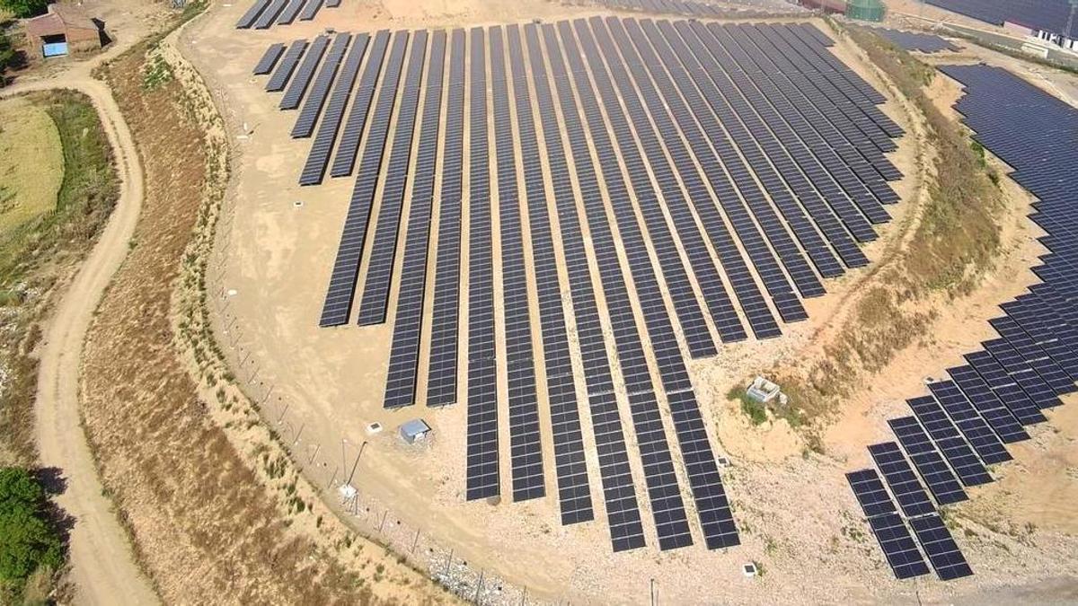 El parque fotovoltaico de Litera Meat.