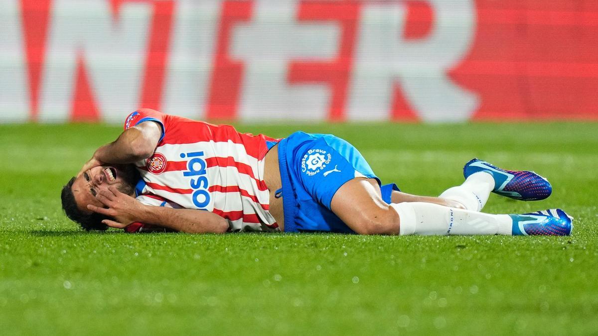 Eric Garcia, durante un partido del Girona