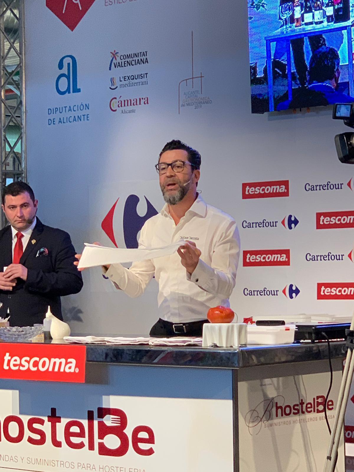 Quique Dacosta en Alicante Gastronómica 2019.