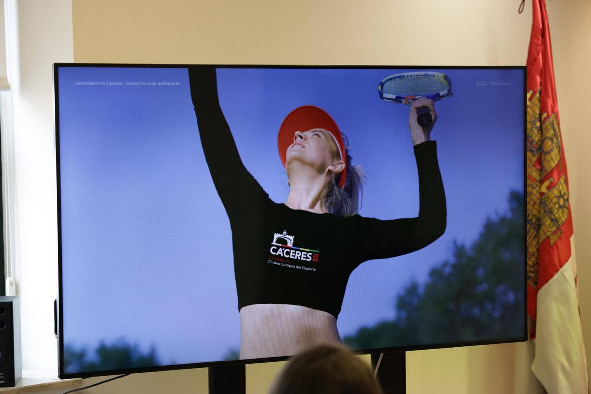 Presentación de la candidatura de Cáceres a la Capitalidad Europea del Deporte del 2026