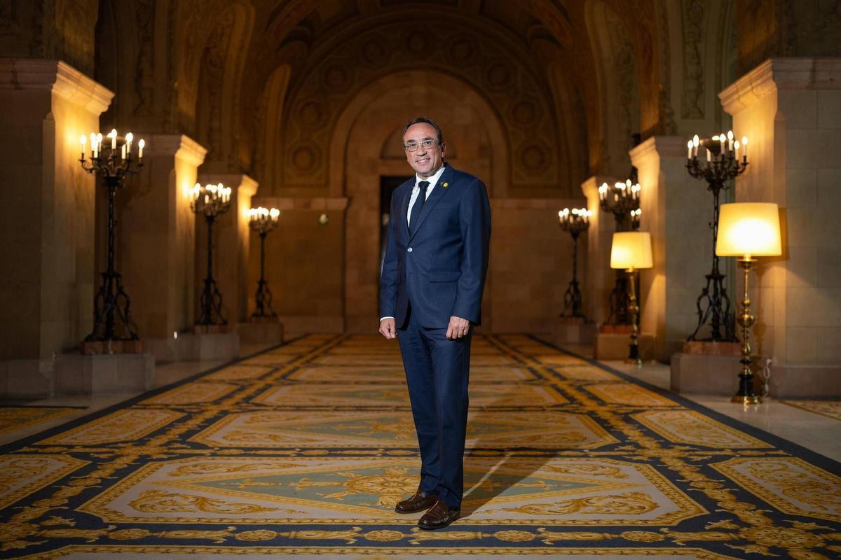 El presidente del Parlament, Josep Rull.