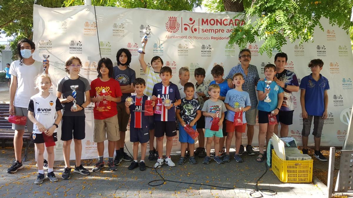 Entrega de trofeos en Moncada.