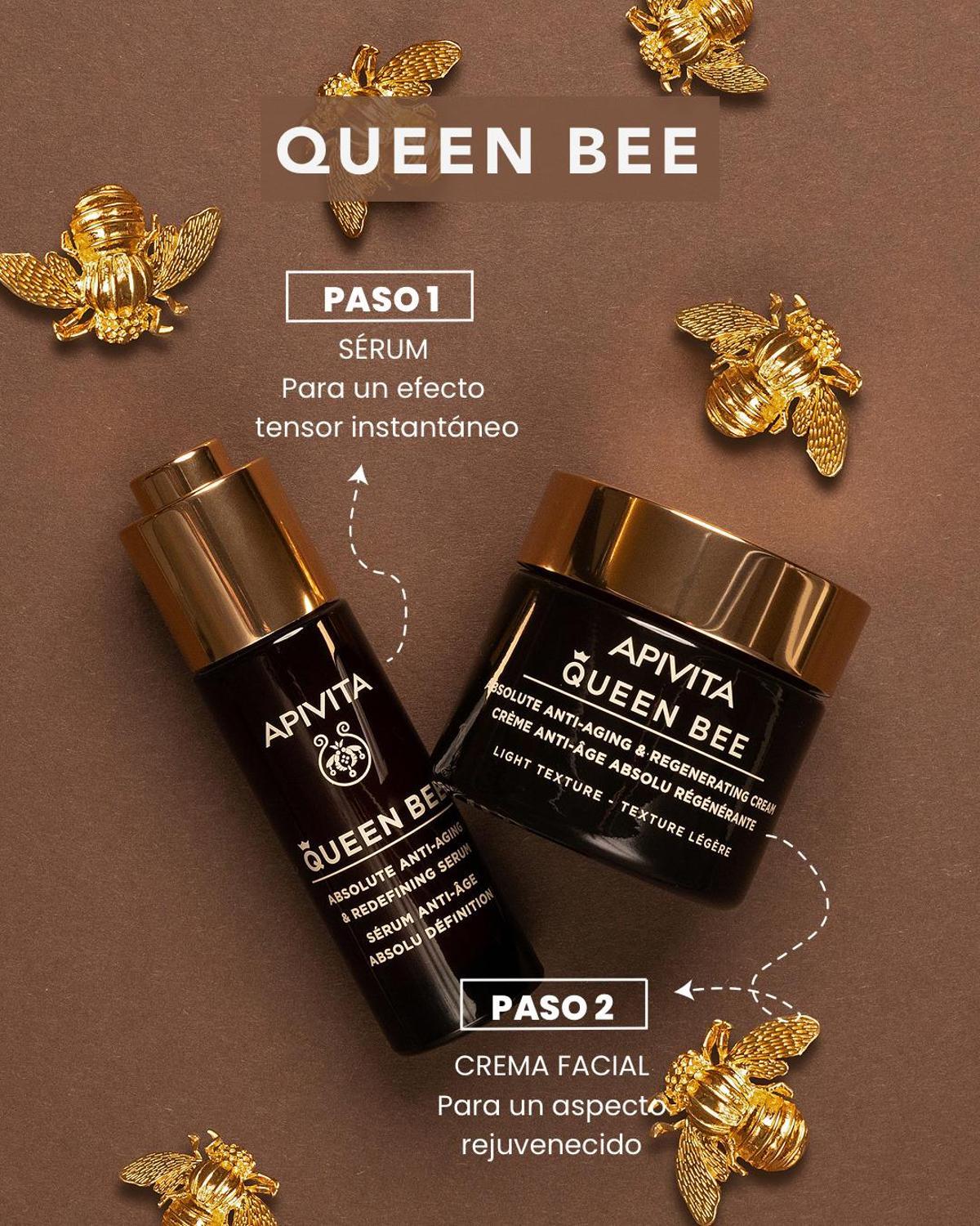 La rutina QUEEN BEE consiste en dos pasos y sus resultados son visibles a los ocho días.