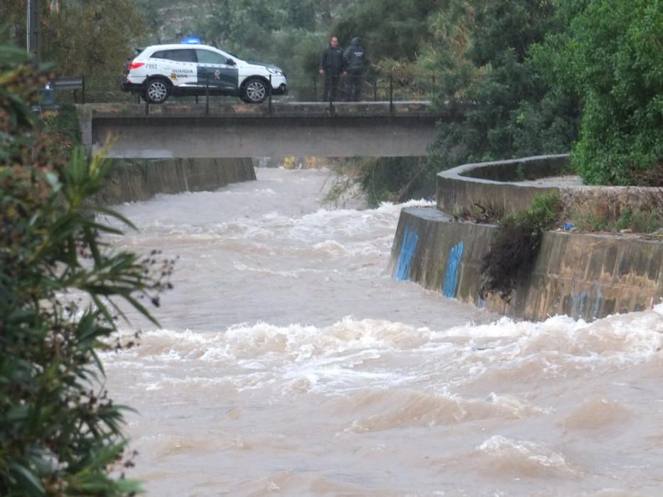 Récord histórico de lluvias en Sóller: 191 litros por metro cuadrado en 12 horas