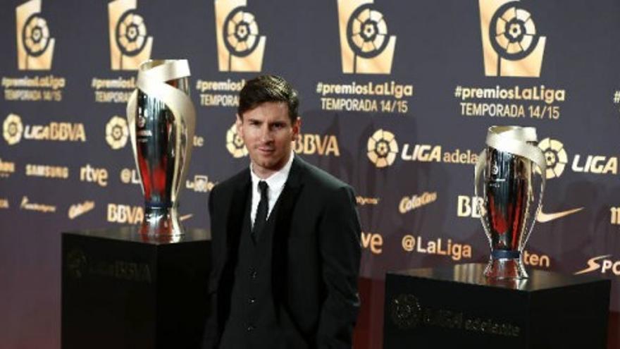 El Barça y Messi, triunfadores en la gala de la Liga