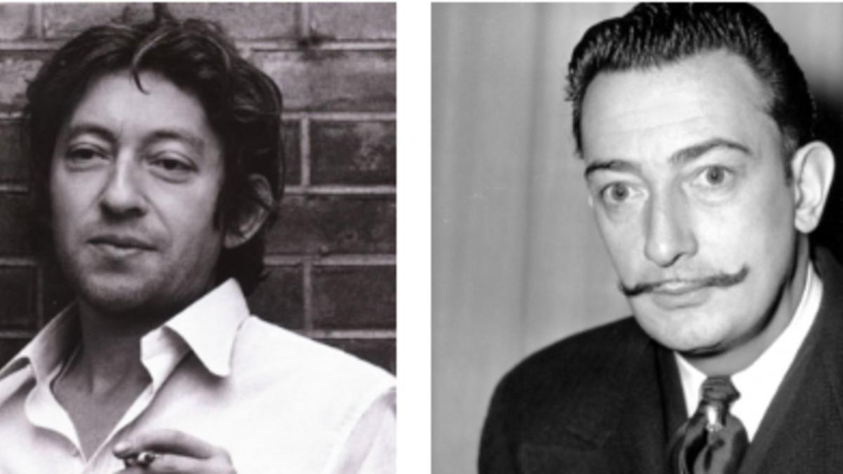 Serge Gainsbourg y Salvador Dalí