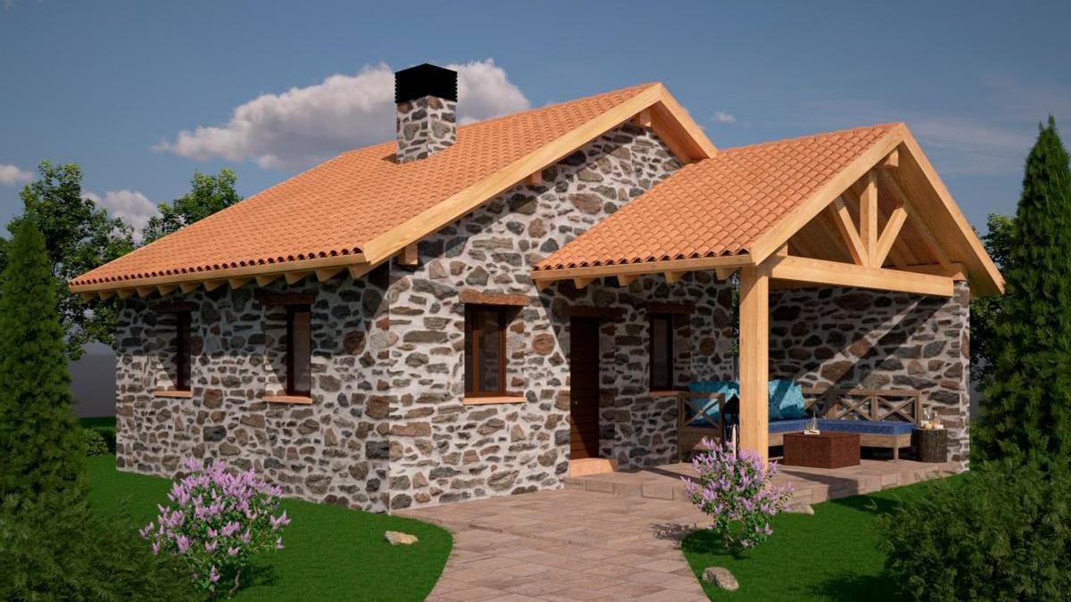 Imagen digital de la vivienda.