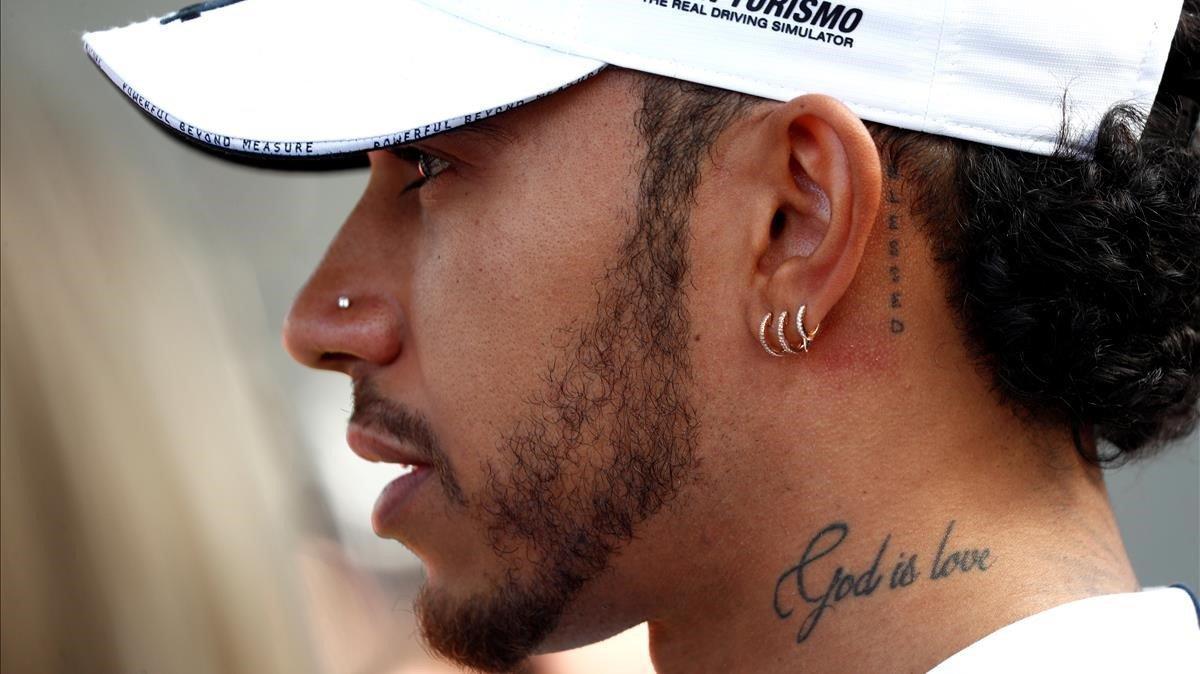 Lewis Hamilton en el Gran Premio de F1 de Melbourne Australia