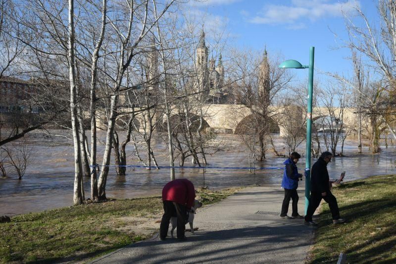 Crecida del Ebro en Zaragoza