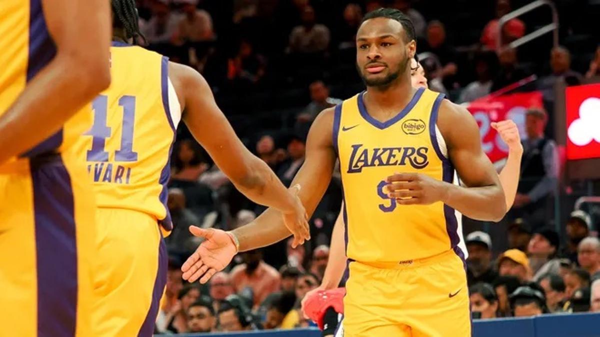 Bronny ha empezado su andadura con los Lakers en la Liga de Verano