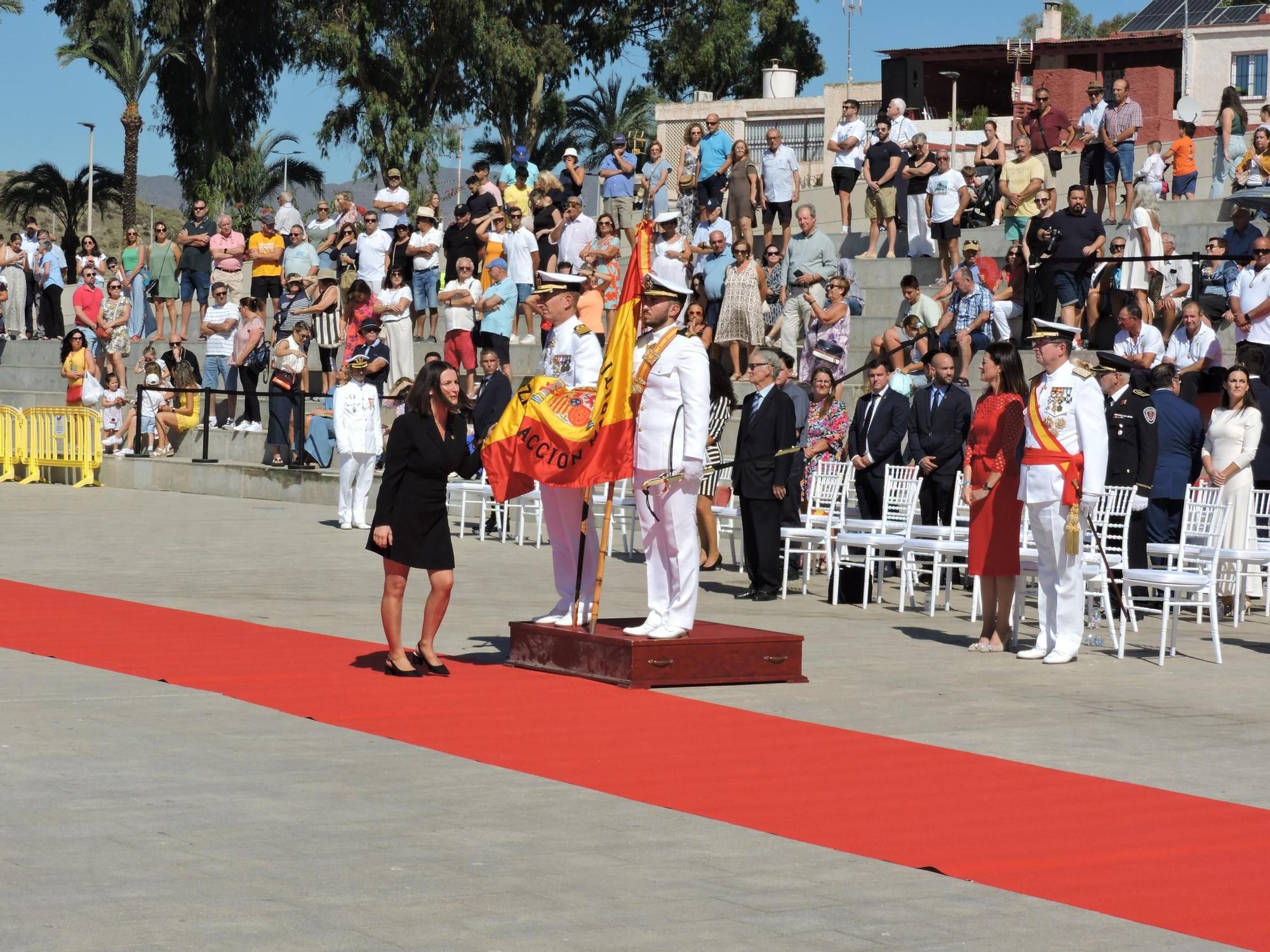 Jura de Bandera para personal civil en Águilas