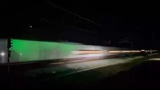 Los trenes circulan en pruebas a 300 kilómetros por hora en Extremadura